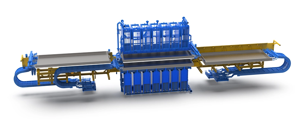 Hydraulikpresse für Kunststoffplatten zwei Etagen vier Formen Sitor